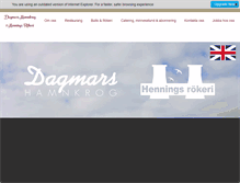 Tablet Screenshot of hennings-rokeri.se